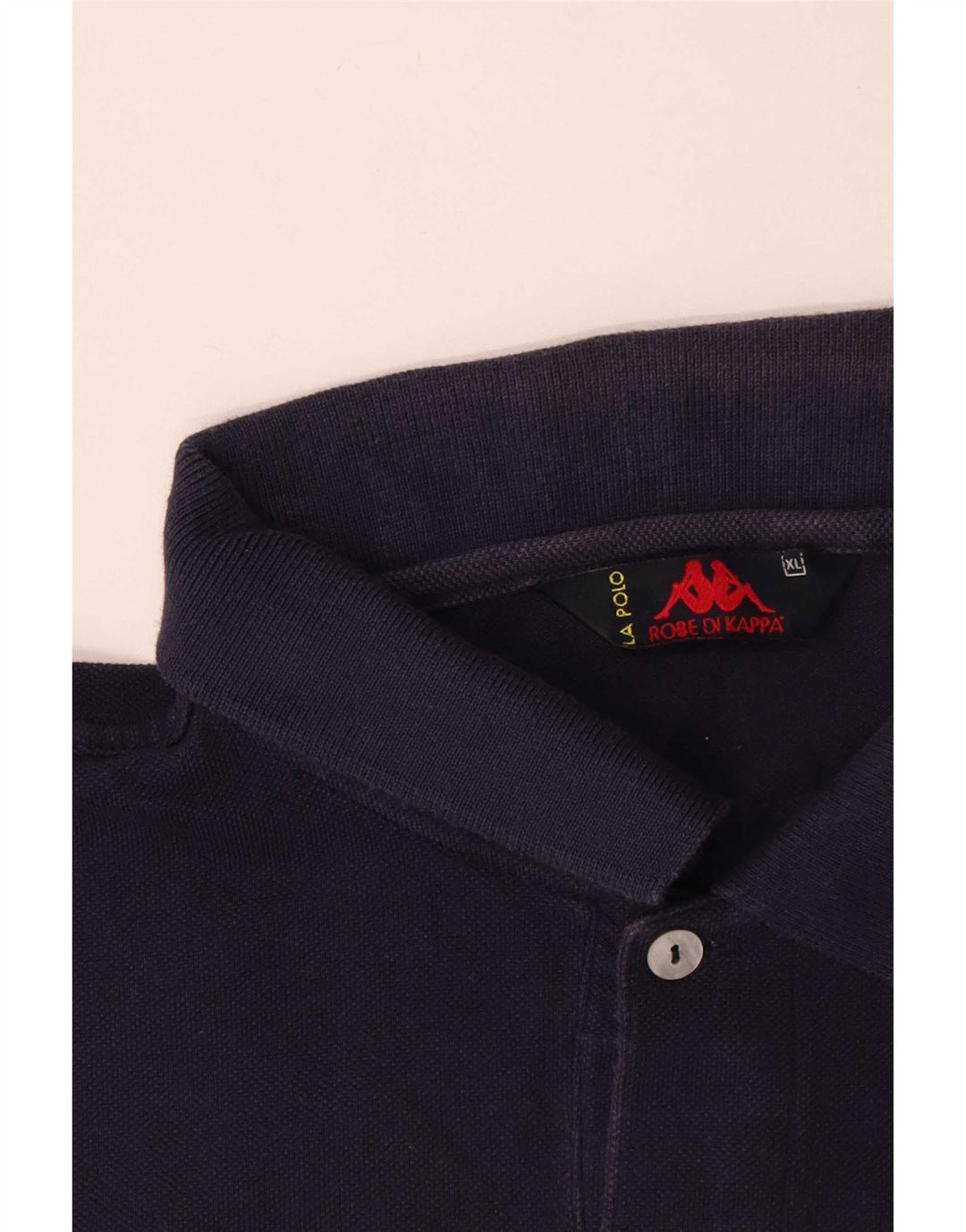 Kappa herre poloshirt XL marineblå bomuld