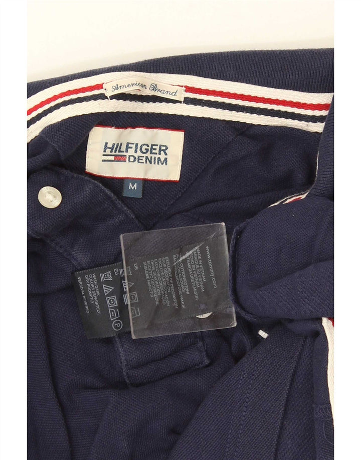 Tommy Hilfiger herre poloshirt Medium marineblå bomuld