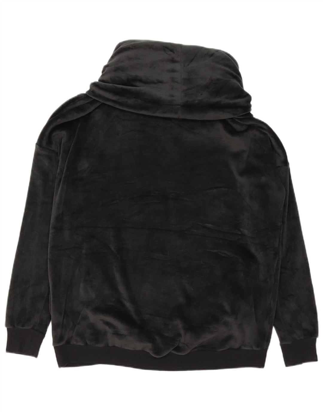 Marks & Spencer Womens Autograph Velour Sweatshirt Jumper UK 10 Small Black