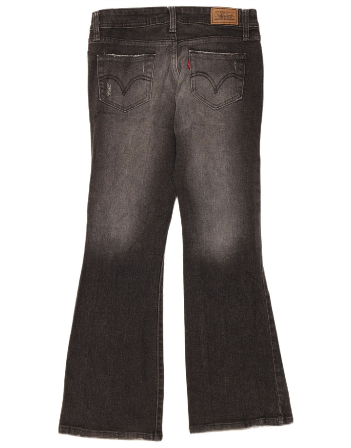 Levi's Womens 518 Super Low Bootcut Jeans US 3 Small W30 L29 Grå Bomuld