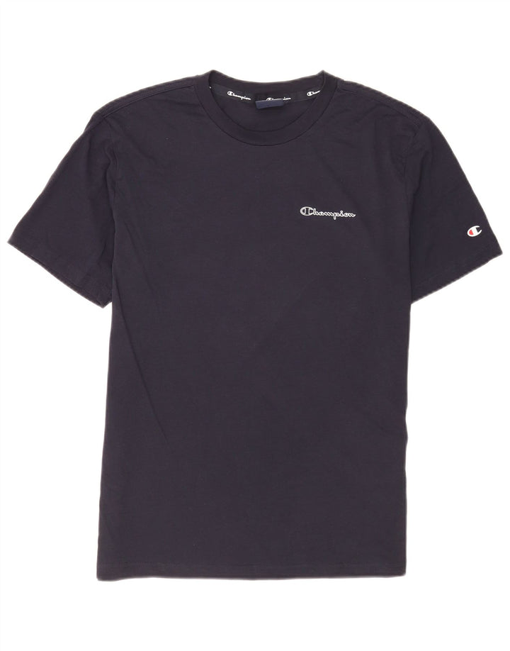 Champion herre T-shirt top lille marineblå bomuld