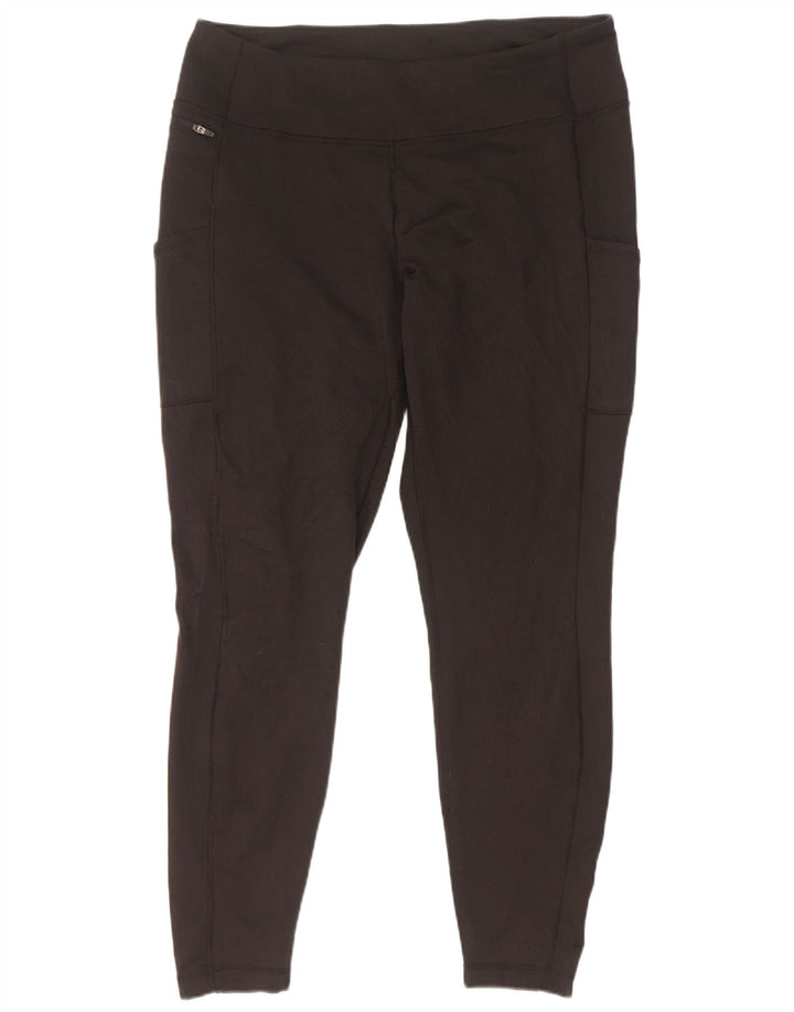 Patagonia Dame Leggings UK 18 XL Sort Polyester