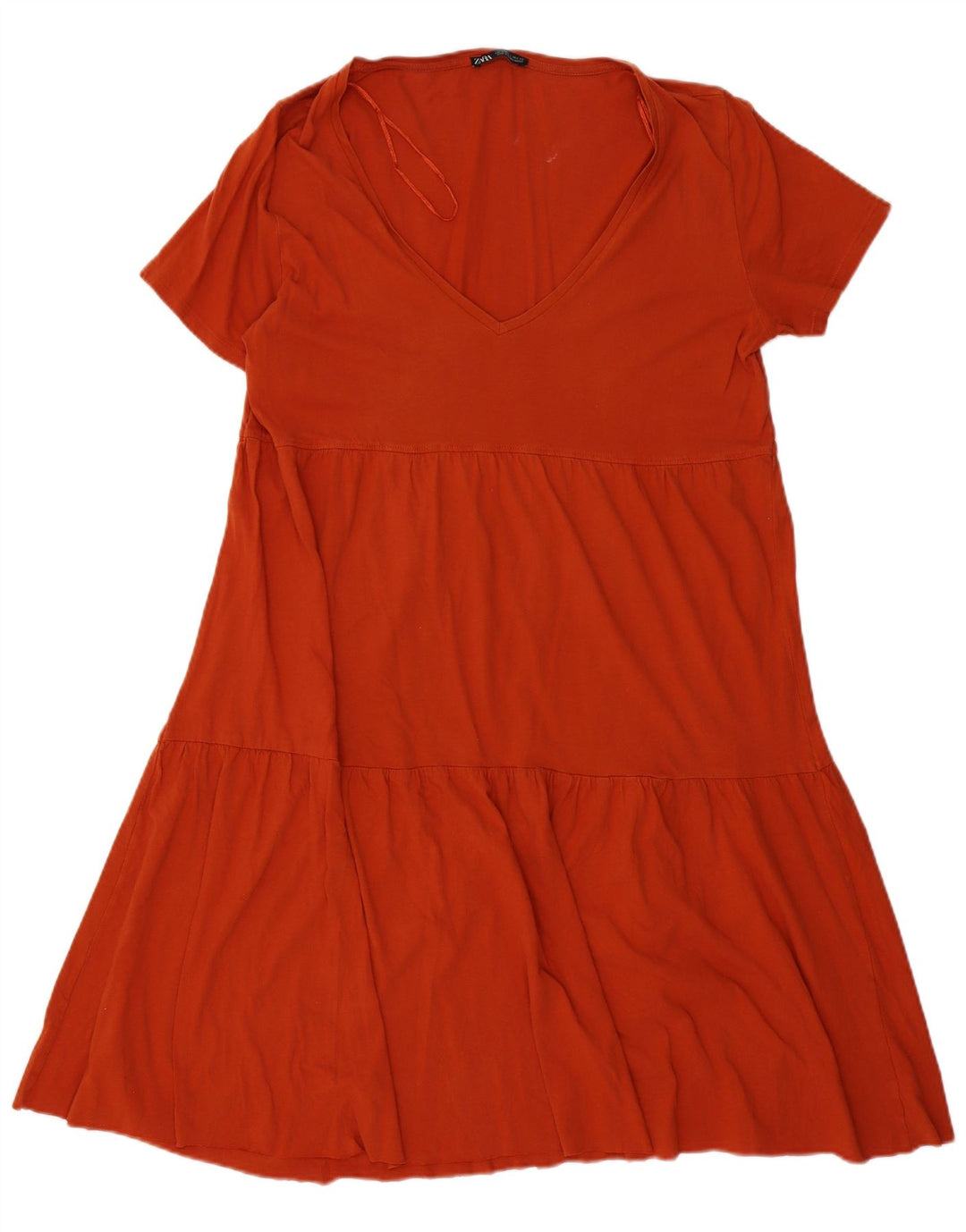 ZARA Damekjole UK 16 Large Orange