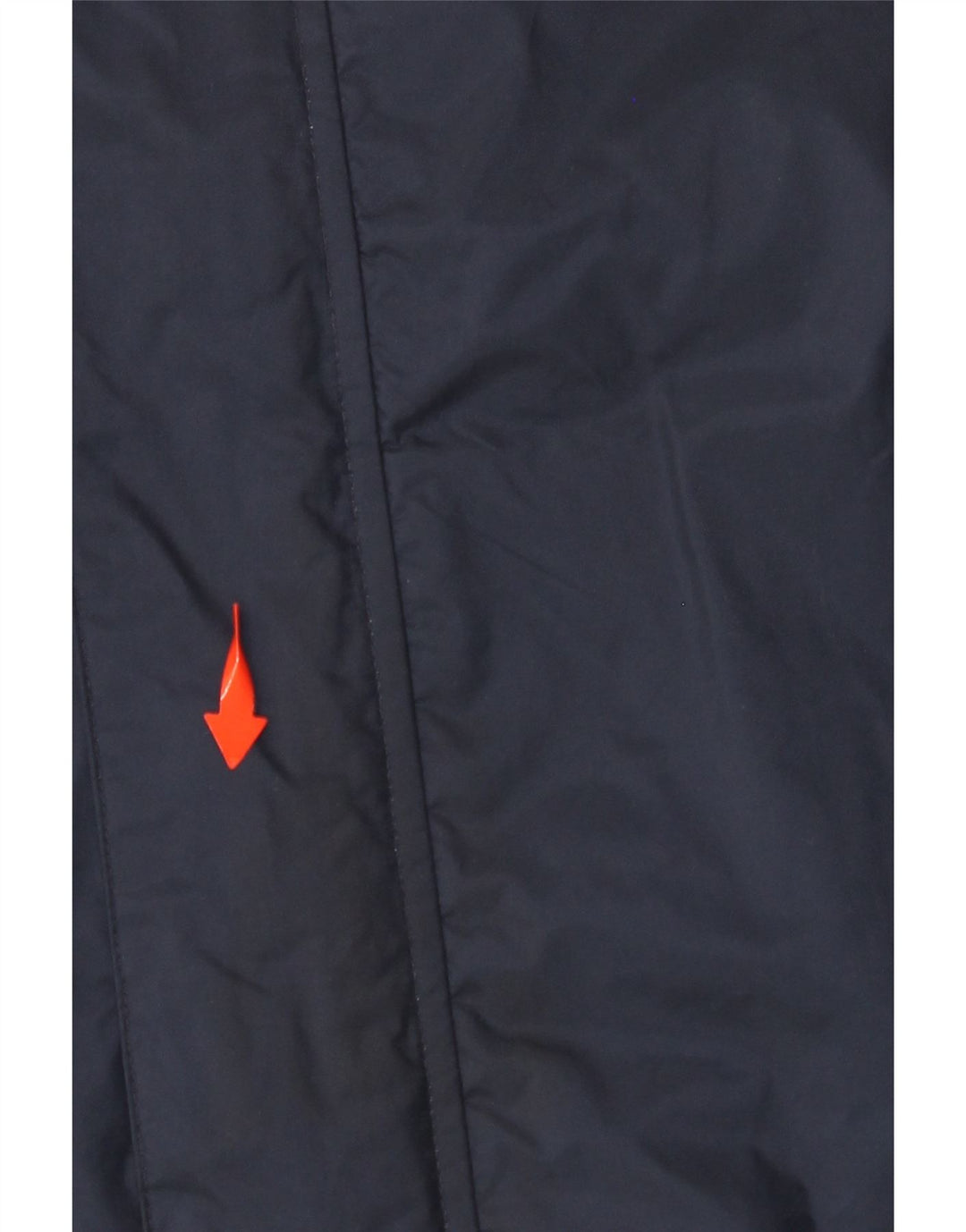 ADIDAS Regnjakke med hætte til mænd UK 40 Stor marineblå nylon