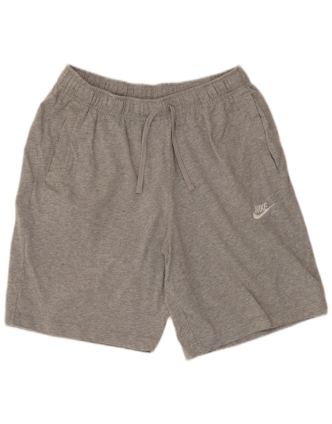 Nike Sportshorts til mænd, mellemgrå flækket bomuld