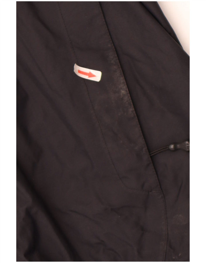 Jack Wolfskin Herre Hætte Regnjakke UK 50 3XL Sort Polyamid