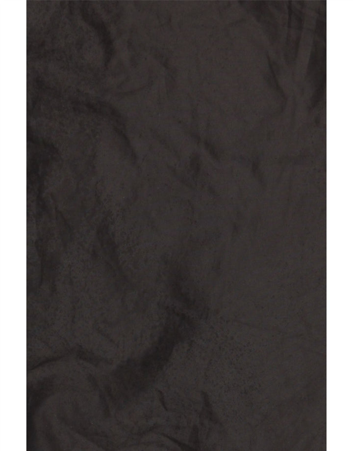 Ellesse Herre Hætte grafisk regnjakke UK 36 Small Black Polyester