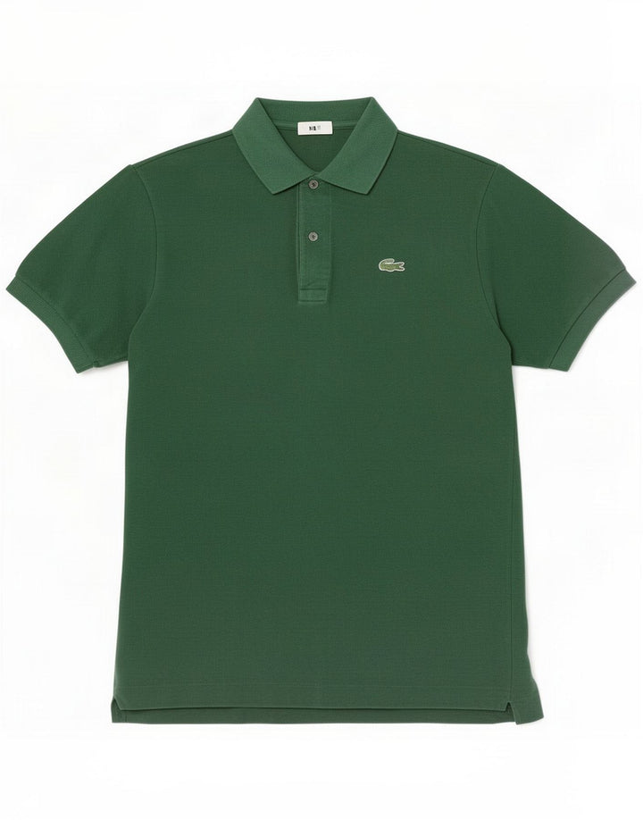 Lacoste herre poloskjorte str. 4 Medium grøn bomuld