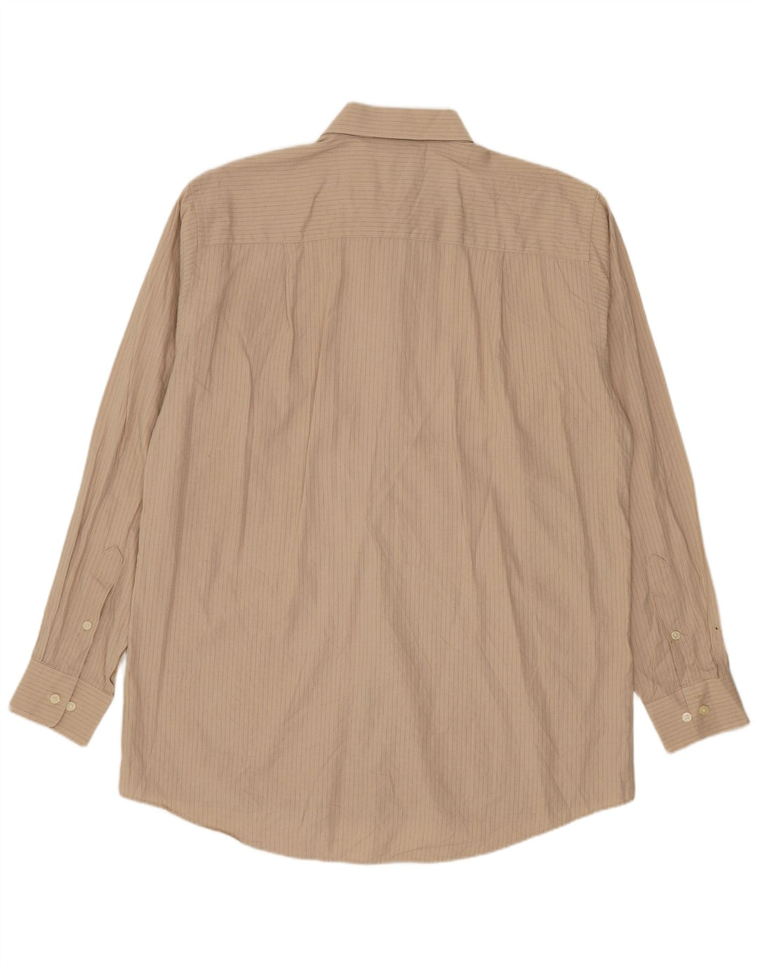 Calvin Klein herreskjorte str. 16 Stor beige stribet bomuld