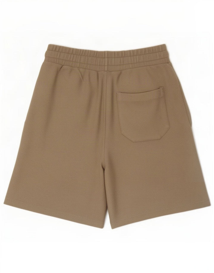 Zara Herre Sportshorts Små Beige Bomuld