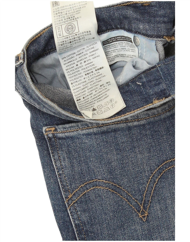 Levi's Womens High Rise Cropped Jeans W29 L25 Blå Bomuld
