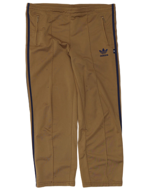 Adidas Træningsdragtsbukser til mænd UK 36/38 Small Khaki Polyester