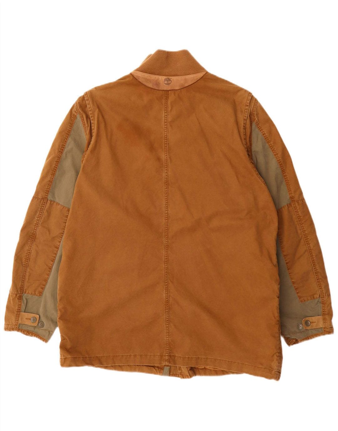 Timberland Herre Regular Fit Utility Jacket UK 42 XL Brown Colourblock Army