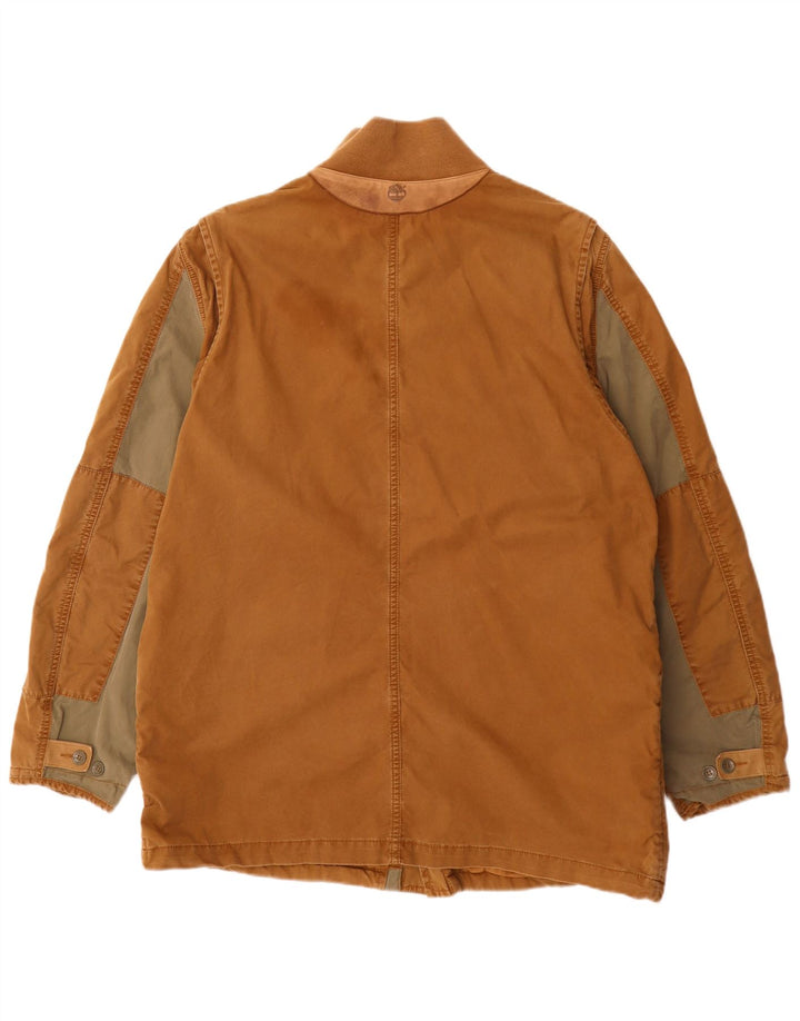 Timberland Herre Regular Fit Utility Jacket UK 42 XL Brown Colourblock Army