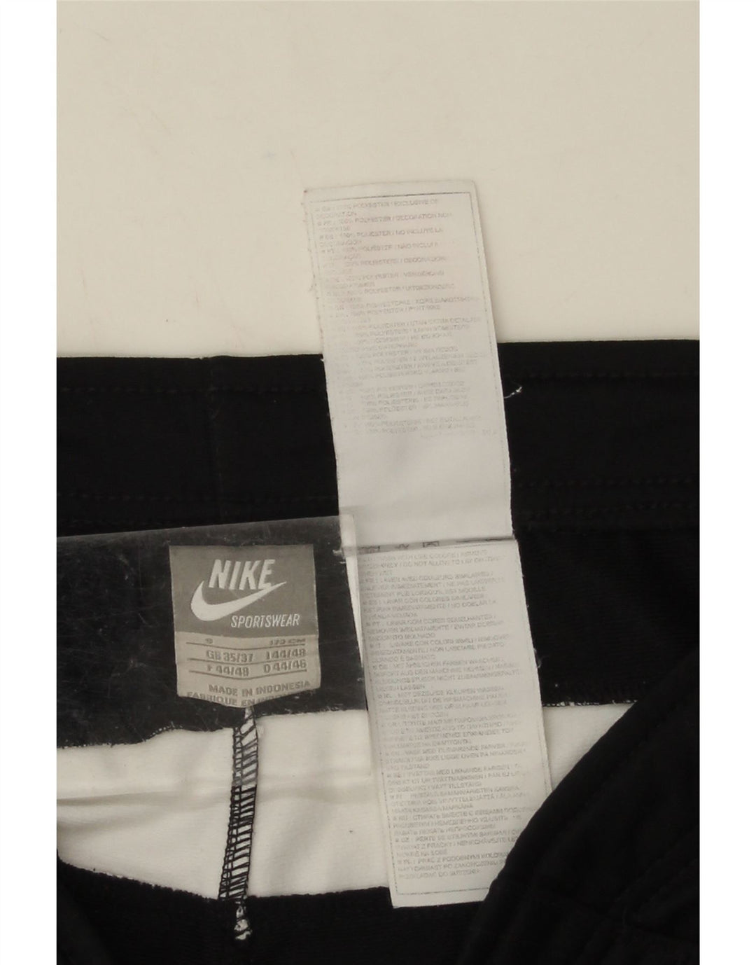 Nike Træningsdragtsbukser til mænd Small Black Colourblock Polyester