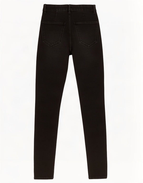 Zara Dame Skinny Jeans EU 34 2XS W24 L26 Sort
