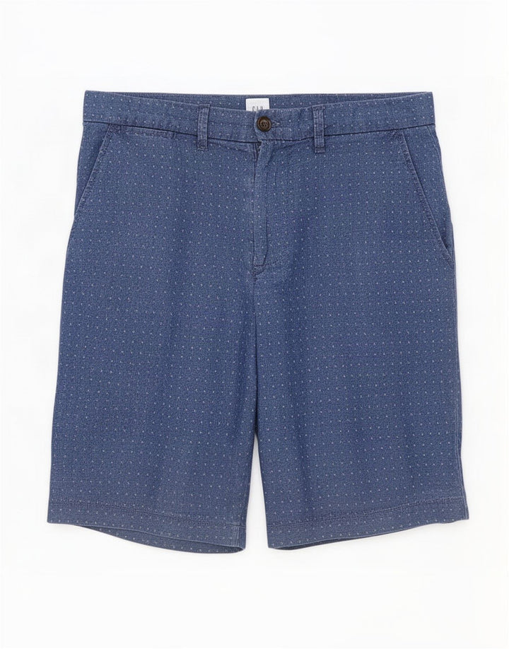Gap Herre Chino Shorts W30 Mellem marineblå plettet bomuld