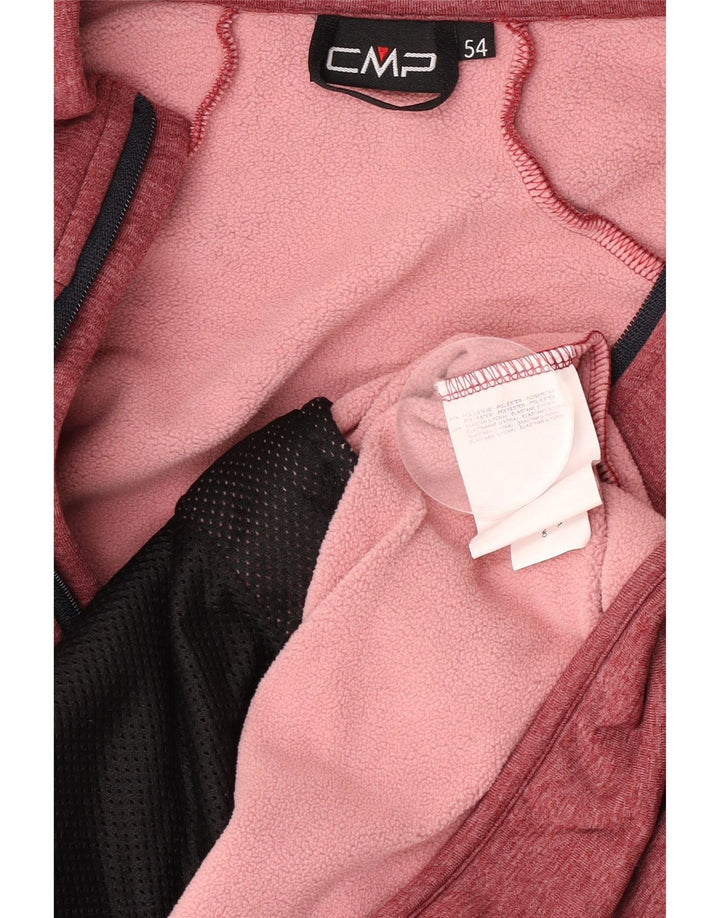 CMP Træningsdragt topjakke til mænd IT 54 XL Burgundy Flecked Polyester
