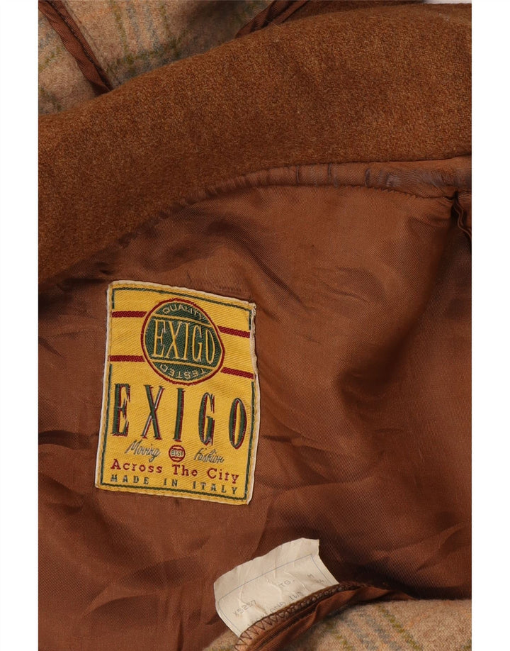 Exigo Herre Hooded Duffel Coat UK 42 XL Brun Uld
