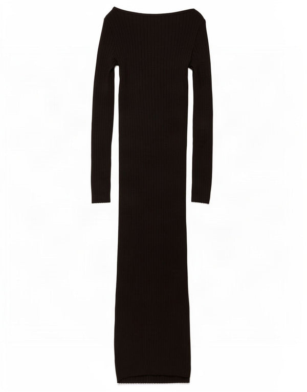 Zara Womens Bodycon Dress UK 8 Small Black Bomuld