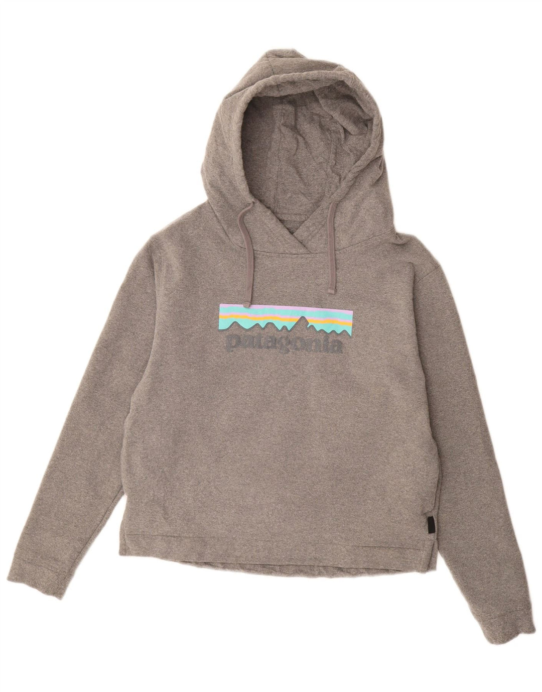 PATAGONIA Grafisk Regular Fit hættetrøje til kvinder UK 14 Medium Grey