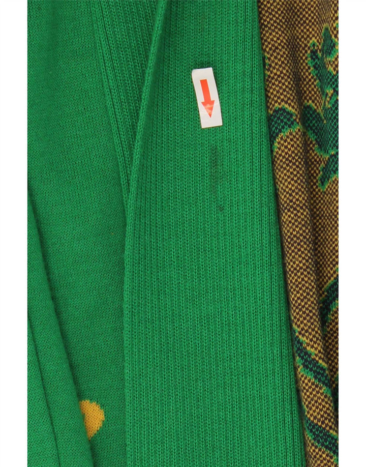 Jacques Vert Dame Longline Oversized Cardigan Sweater UK 2 2XS Grøn