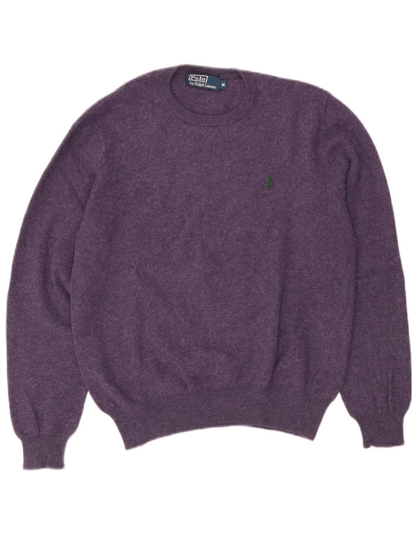 Polo Ralph Lauren dame sweater med rund hals, medium lilla uld
