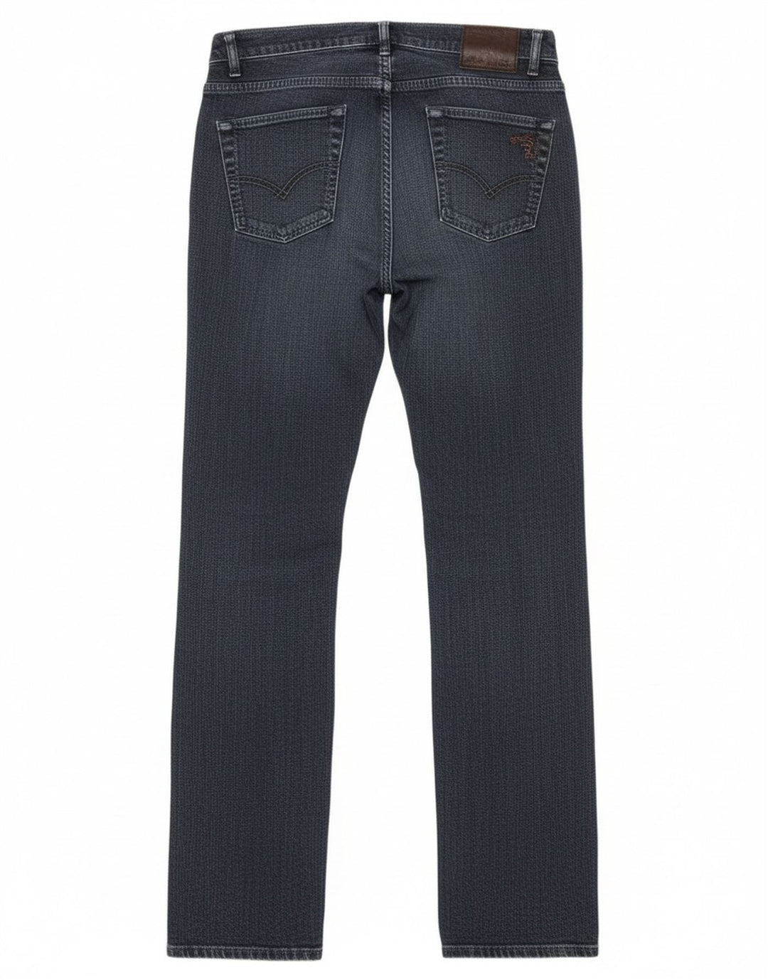 Trussardi lige jeans til kvinder W28 L35 marineblå bomuld