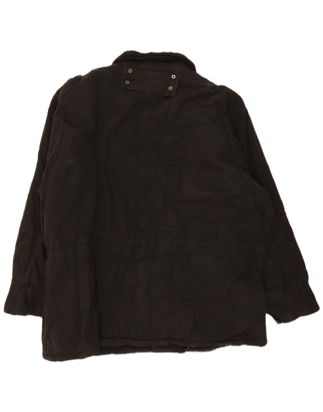 Old Mill Herre Windbreaker Jacket UK 44 2XL Sort Bomuld