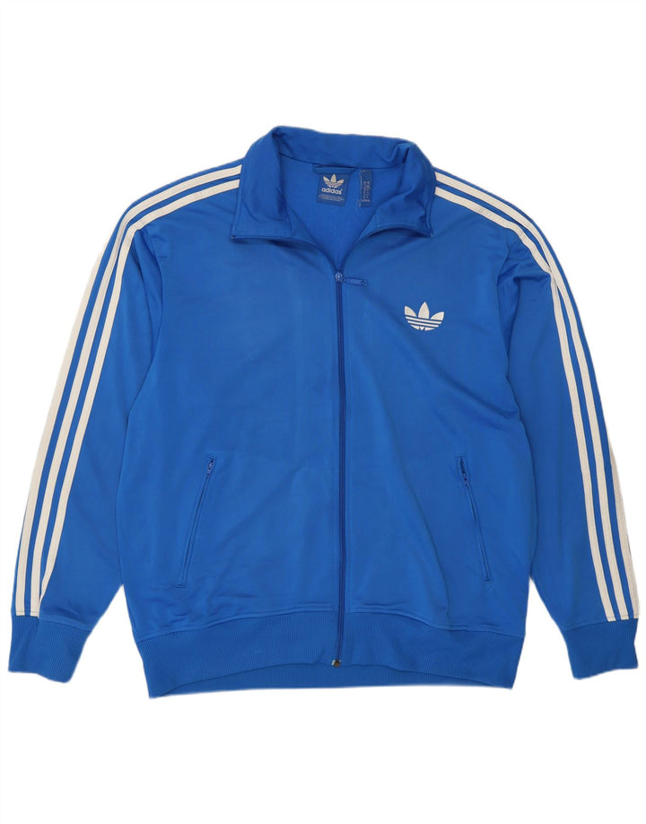 Adidas Træningsdragt til mænd Topjakke XL Blå Polyester