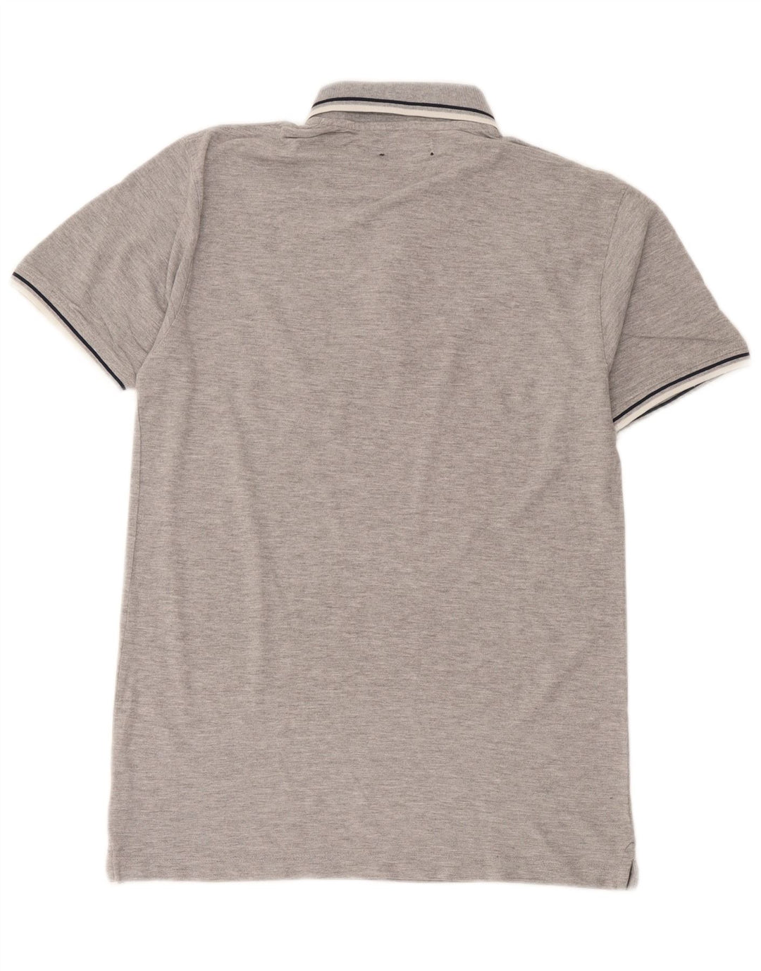 Coveri Herre Polo Shirt Stor Grå Bomuld