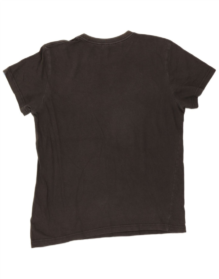 Adidas Herre Grafisk T-Shirt Top Stor Grå Bomuld