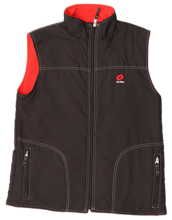 Lotto Herre Reversible Gilet UK 36 Small Black Polyester