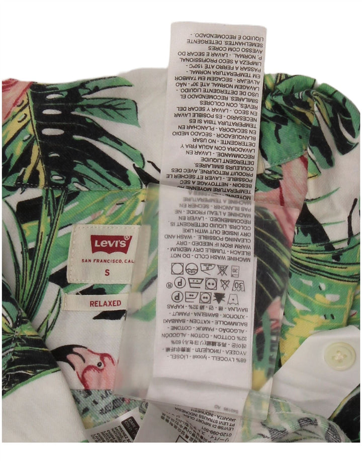 Levi's kortærmet herreskjorte Lille flerfarvet blomstret hawaiiansk