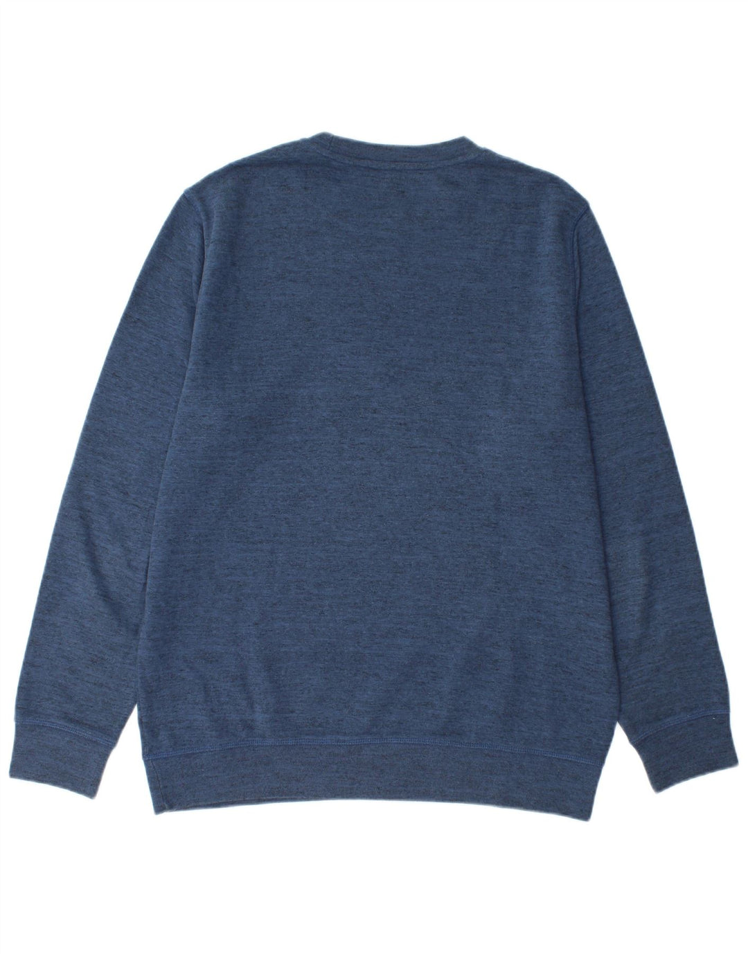 Reebok Herre grafisk sweatshirt Jumper Large Navyblå Flecked Bomuld