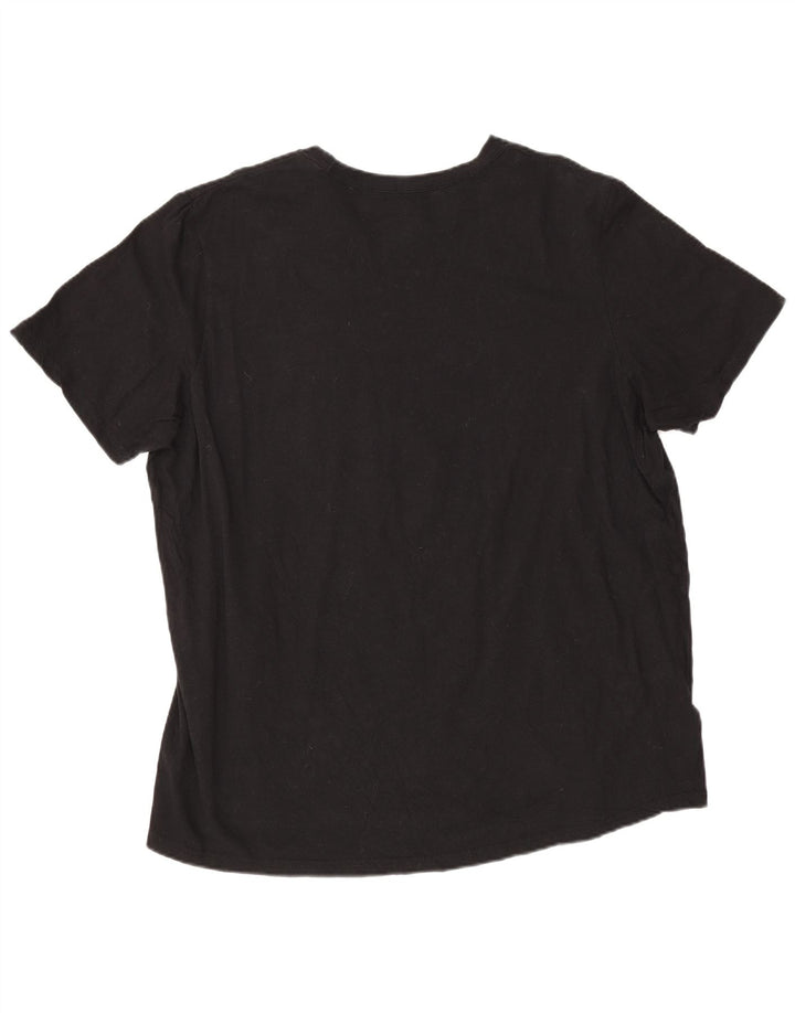Adidas Herre Grafisk T-Shirt Top 2XL Sort