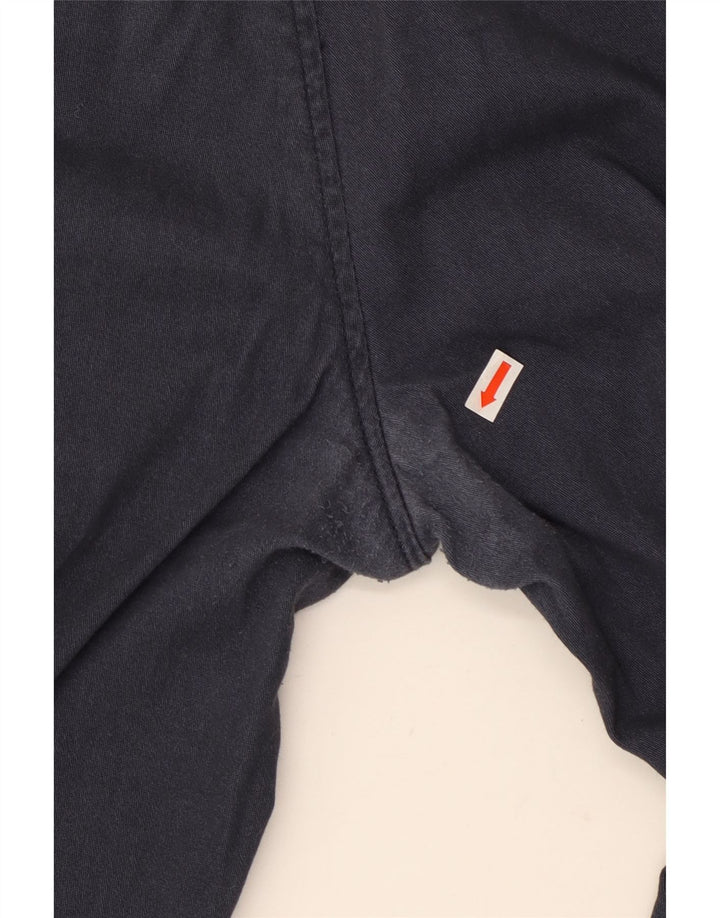 JACK & JONES Slim Chino-bukser til mænd W32 L28 Marineblå bomuld