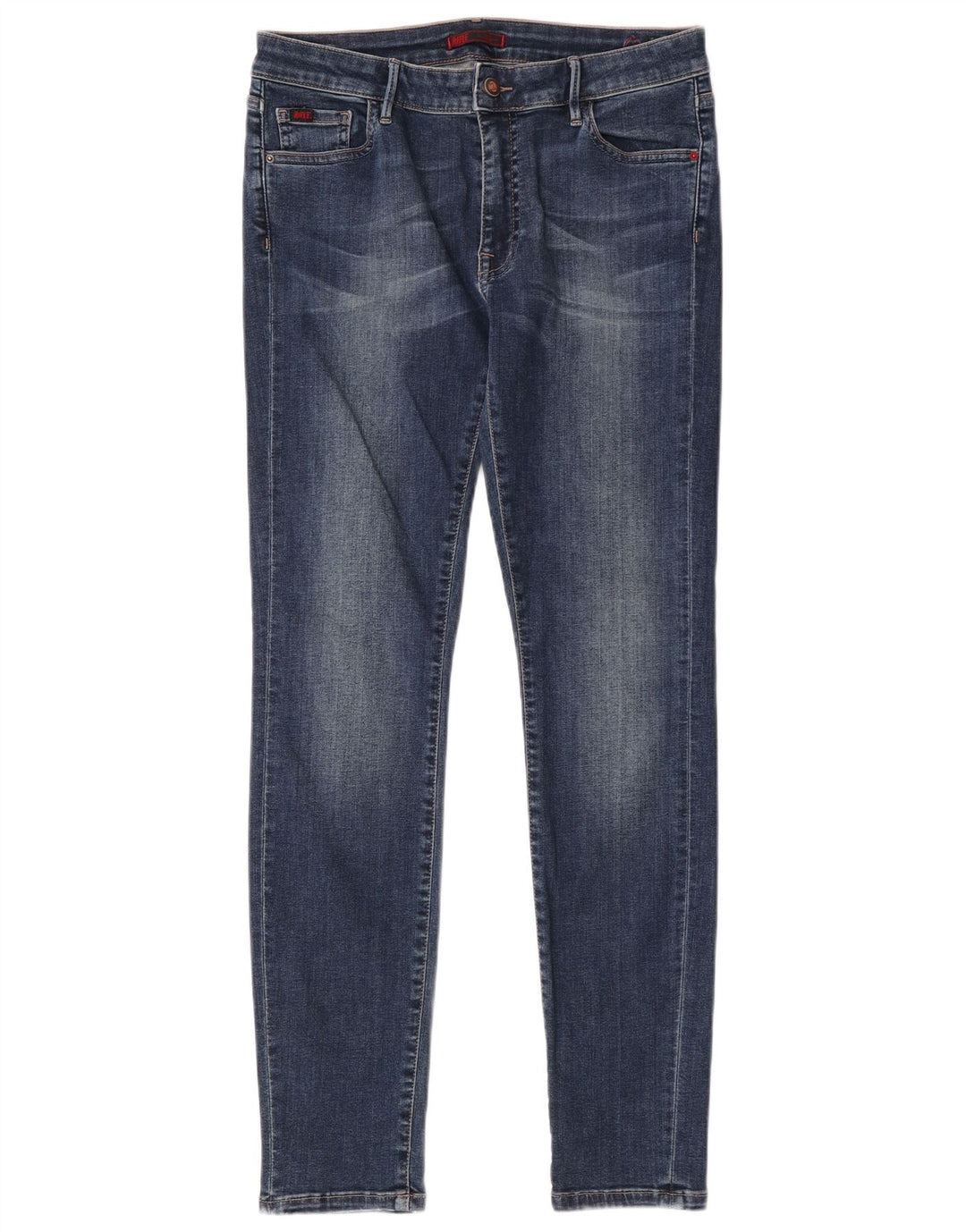 Rifle Dame Skinny Jeans W30 L30 Blå Bomuld