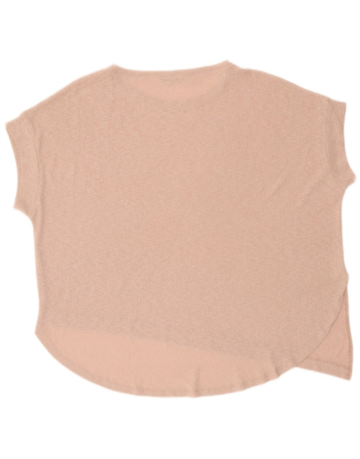 Zara Dame Oversized Bluse Top Medium Pink