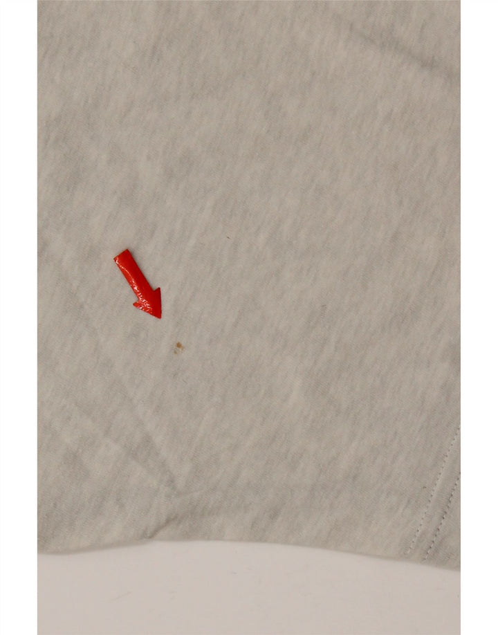 Kappa Herre T-Shirt Top 2XL Grå Flecked Bomuld