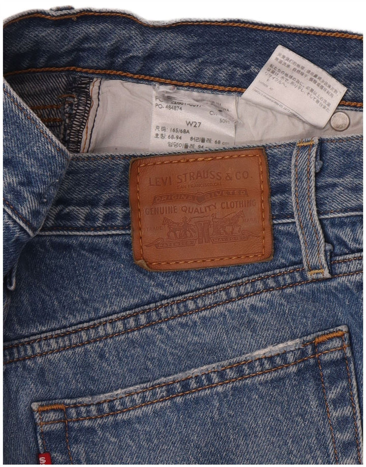 Levi's Dame Wedgie Straight Jeans W27 L27 Blå