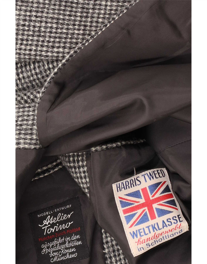 Harris Tweed Herre 2-knaps blazerjakke UK 38 Medium Grey Check