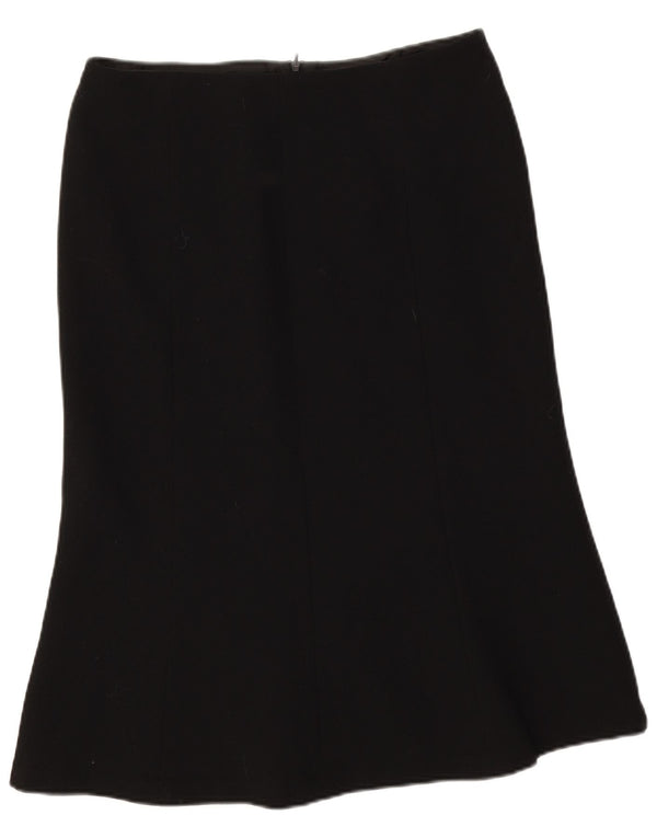 Hobbs Trompetnederdel til kvinder UK 14 Medium W31 Black New Wool