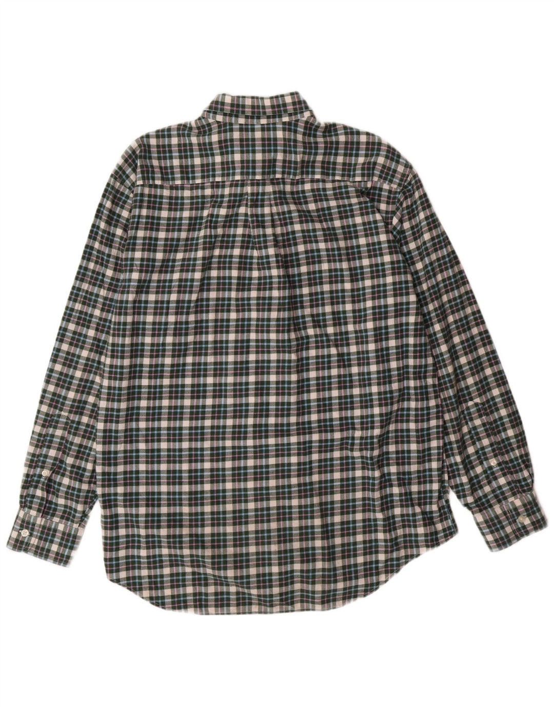 Vineyard Vines Herre Flannel Shirt Medium Green Check Cotton Preppy