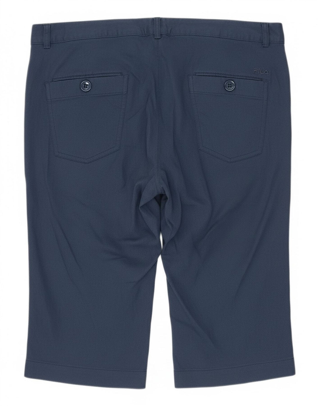 Fila Dame Capri Bukser UK 16 Large W36 L17 Marineblå Polyamid