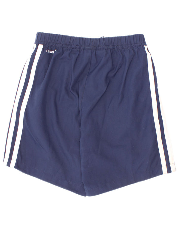 Adidas Boys Aeroready Sports Shorts 5-6 år Navy Blue Polyester