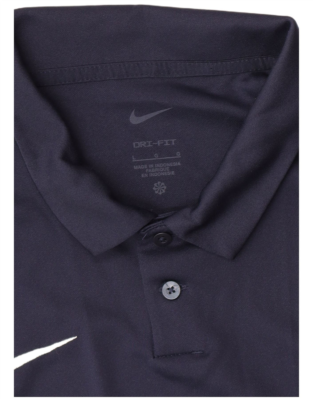 Nike Herre Dri Fit Polo Shirt Large Navy Blue