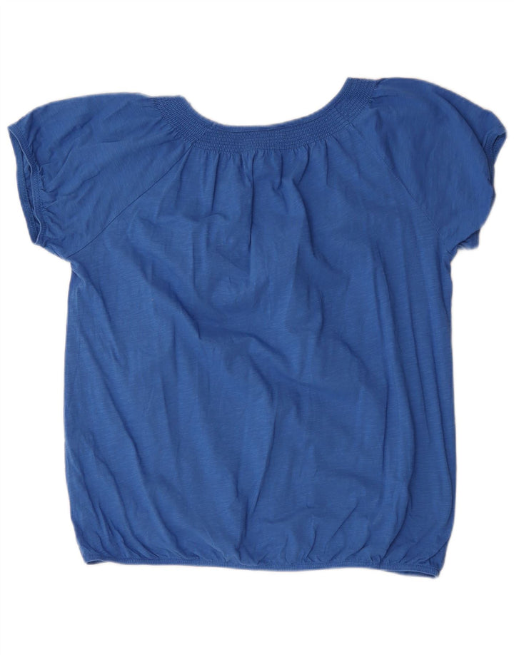 M&Co Damebluse Top UK 16 Stor Blå Bomuld