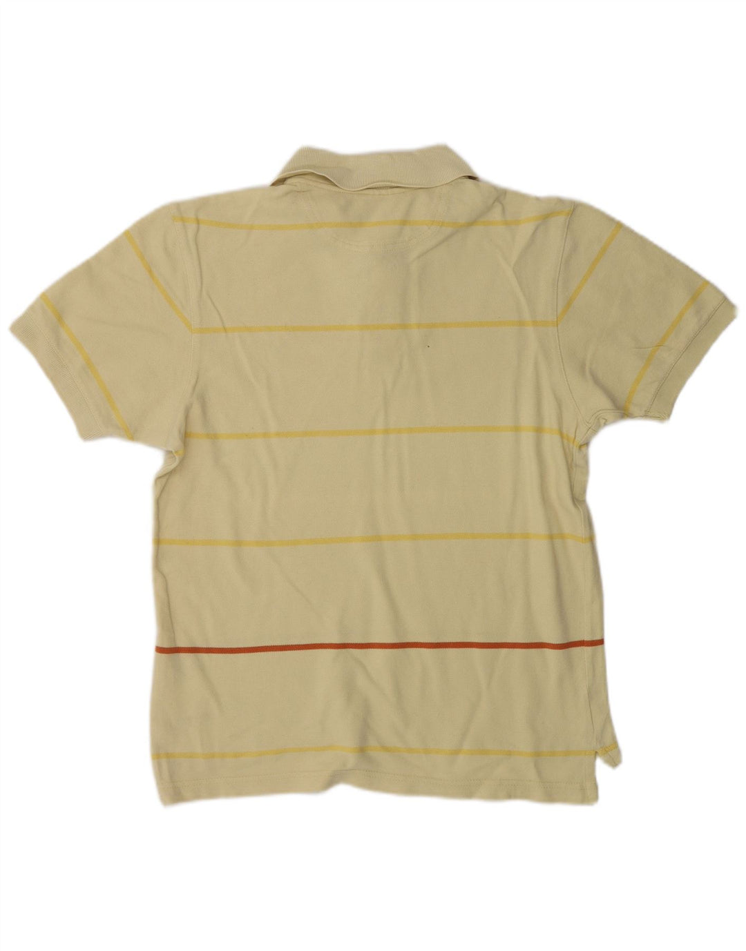 Adidas Polo Shirt til mænd, lille gul stribet bomuld