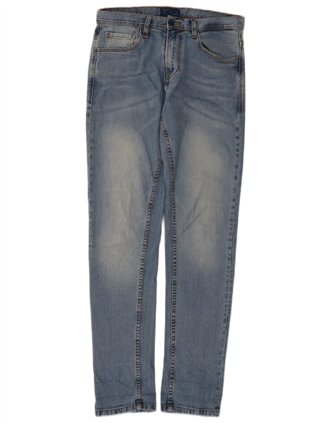 Zara Herre Slim Jeans EU 38 Small W30 L32 Blå